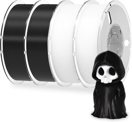 Vista 34 de Silk Rainbow 3D Printer Filament 1.75mm Multi-Color PLA Filament Fast Color Change Candy Color 3D Printing Filament, 1kg Spool Color caramelo