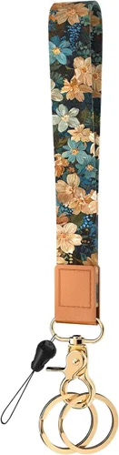 Vista 12 de Llavero de pulsera para mujeres y hombres, soporte para llavero, cordón de muñeca para llaves Animal
