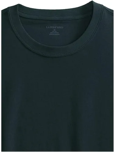 Vista 3 de Lands' End Camiseta esencial de manga larga para hombre de uniforme escolar