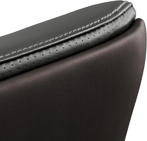 Vista 6 de EUREKA ERGONOMIC Royal Slim Silla Ejecutiva de Respaldo Alto de Cuero Negro para Oficina, Silla de Escritorio para el Hogar para Adultos, Grande