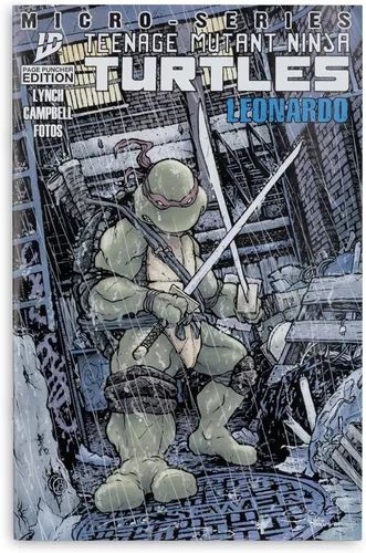 Vista 8 de McFarlane Toys -Teenage Mutant Ninja Turtles (Page Punchers) Figura de acción de Leonardo de 5 pulgadas con cómic