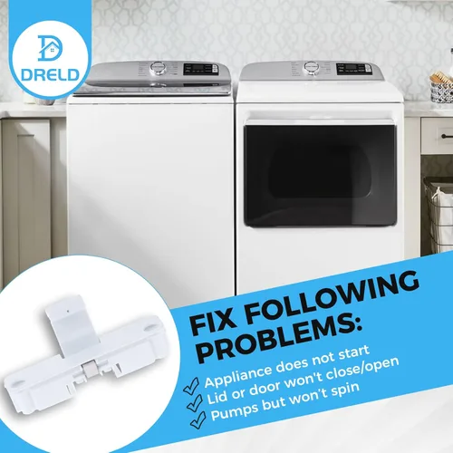 Vista 6 de W10240513 Reemplazo de bloqueo de tapa de arandela para Whirlpool, Kenmore, Amana, Maytag Roper, Sears, Reemplaza WPW10240513 PS2579805 AP6017583