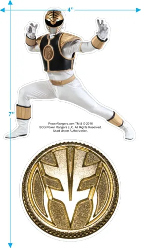 Vista 3 de Power Rangers Masks Helmets - Camiseta y pegatinas