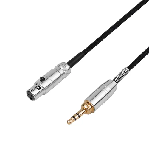 Vista 4 de Cable de audio de repuesto para auriculares compatible con K240, K240S, K240MK II Q701 K702 K141 K171 K181 K271s K271 MKII M220 Pioneer HDJ-2000