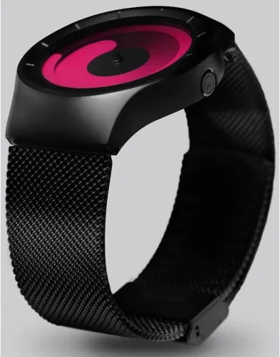 Vista 2 de ZIIIRO Reloj de mercurio., Negro Magenta