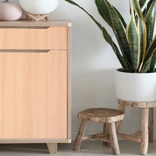 Vista 5 de ROSEROSA Papel tapiz autoadhesivo de madera sintética prémium para puerta, moldura de encimera, WD326