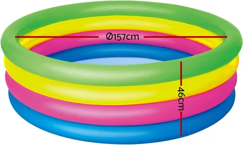 Vista 8 de Bestway 51117 Piscina, multicolor, 62 x 18 pulgadas