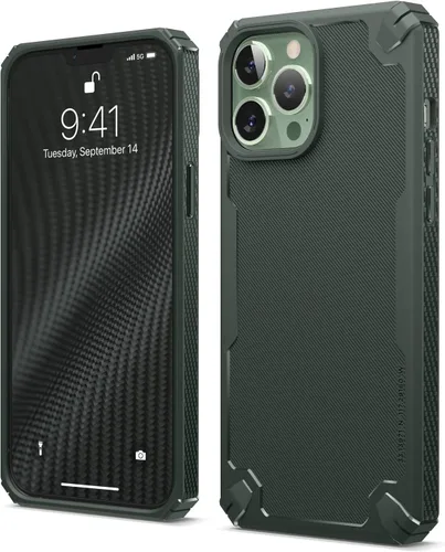 Vista 8 de elago Armor - Funda compatible con iPhone 13 Pro Max (6.7 pulgadas), funda protectora resistente, funda de TPU premium, textura de fibra de carbono