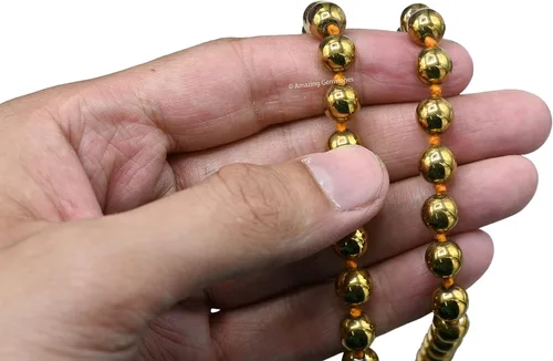 Vista 4 de Amazing Gemstone Japa Mala - Collar de 108 cuentas de oración y pulsera de muñeca Mala para meditación