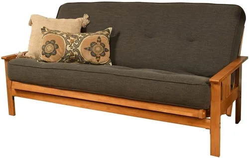 Vista 15 de Pemberly Row Repuesto de colchón de futón de tamaño matrimonial de 7 pulgadas, colchón de tela de gamuza para sofá cama, construcción de algodón