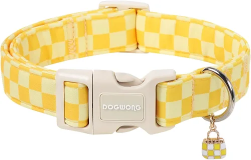 Vista 68 de DOGWONG Collar de perro de San Valentín, collar de perro con estampado de corazones para perros grandes, lindos collares de primavera, hembra