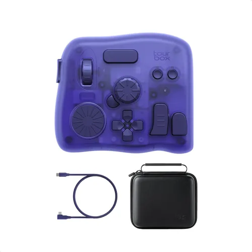 Vista 24 de TOUR BOX Elite Plus Controlador de edición, control completo Gris