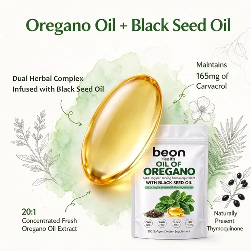 Vista 2 de Aceite de orégano con aceite de semilla negra - Aceite