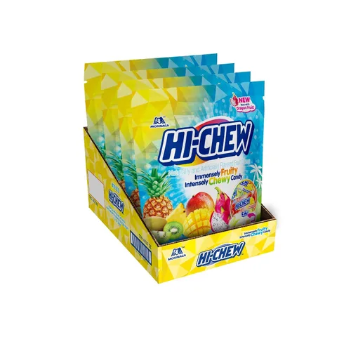 Vista 34 de HI-CHEW Mezcla Superfruit, 3.17 oz, 6 piezas, sin gluten, elaborada con sabores de frutas naturales y artificiales