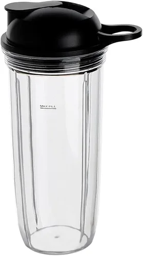 Vista 9 de Vaso de piezas de repuesto con tapa para llevar, compatible con NutriBullet Blender Combo NutriBullet Pro 1000 y NutriBullet Select 2.0 (18 onzas)