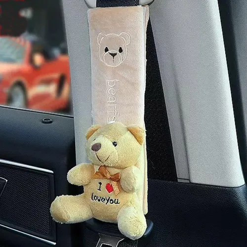 Vista 3 de ZOSTLAND 2 fundas para cinturón de seguridad de automóvil, almohadillas suaves para correa de seguridad automática, funda de cinturón de seguridad 2