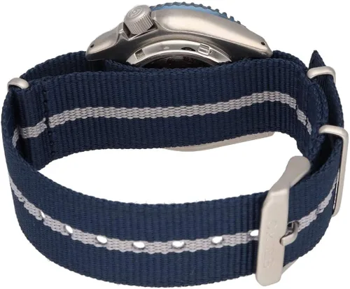 Vista 6 de SEIKO 5 Sports Boruto Naruto Reloj automático Sasuke SRPF69K1 Azul Reloj deportivo
