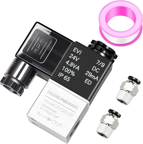 Vista 14 de TAILONZ 1/4 "NPT 12V 2V025-08 Caja de conexiones de válvula