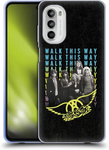 Vista 76 de Head Case Designs Officially Licensed Aerosmith Back in The Saddle Again Classics Gel Case [Military Grade Protection] Compatible with Moto E7