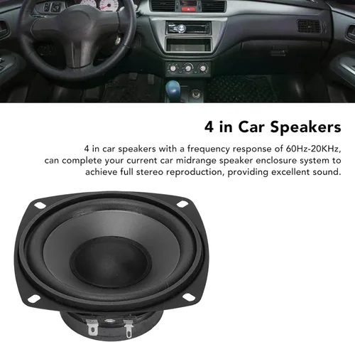 Vista 5 de Car Audio YH-400 400 Watt 4 "Audio Altavoz de gama media