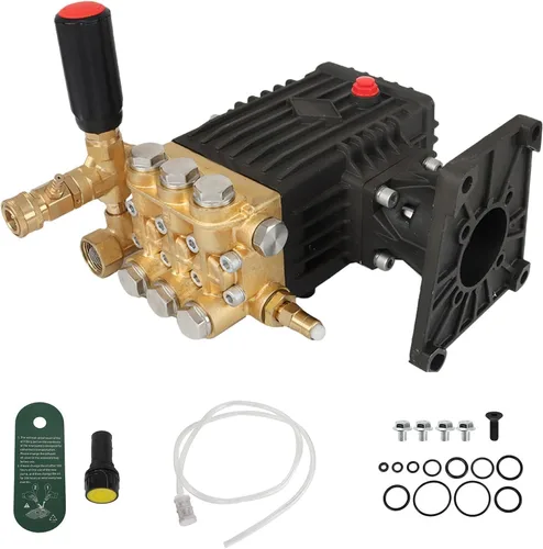 Vista 10 de findmall Bomba de lavado a presión MAX 3000 PSI, 2.5 GPM, bomba de arandela de eje 3/4