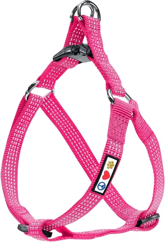 Vista 13 de Pawtitas Arnés Sólido Step-in para Perro – Chaleco Ajustable Sin Tirones para Cachorros hasta Seniors, Seguro y Cómodo XS Negro
