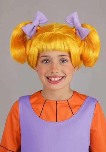 Vista 2 de Disfraz para niña de Angelica de Rugrats de Nickelodeon Multicolor