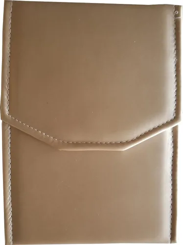Vista 2 de Carpeta de collar de perlas Carpeta de presentación Caja de collar Joyero Organizador CASE Champagne Pink