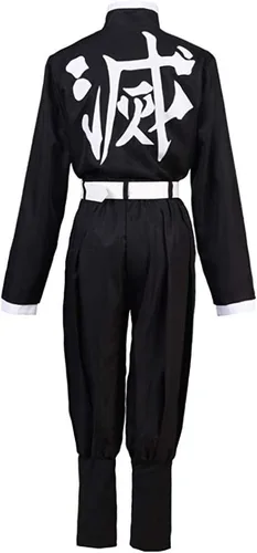 Vista 4 de Cosplay Life Demon Killer Vanquisher Complete Anime Costume Set Kimono Cardigan - Halloween Outfit For Unisex Adult