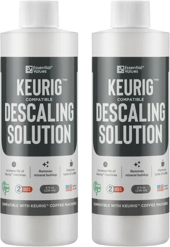 Vista 11 de Essential Values Solución Descalcificadora (8 fl oz / 236 ml) – Limpiador de Cafetera para Nespresso, Keurig, Breville y Más – Funciona en Todas
