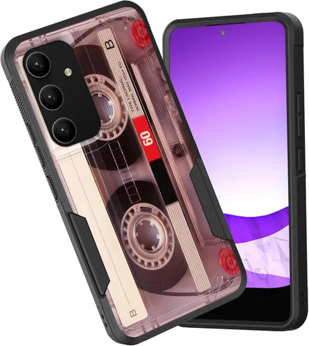 Vista 64 de Funda para Galaxy A15 5G, doble capa híbrida resistente a prueba de golpes, policarbonato duro, silicona suave, TPU, funda protectora para Samsung
