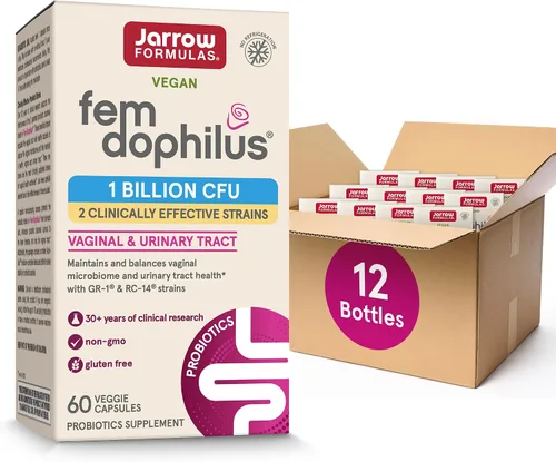 Vista 13 de Jarrow Formulas Fem-dophilus, Mil Millones de Organismos por cápsula, apoya la salud vaginal y del tracto urinario, 30 cápsulas, FEMS, individual