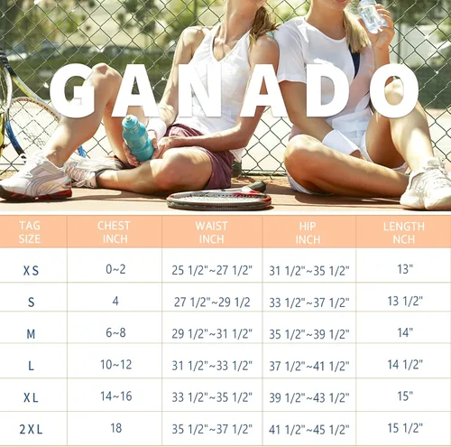 Vista 6 de Ganado Faldas de tenis plisadas para mujer con bolsillos, faldas atléticas con pantalones cortos cruzados de cintura alta, falda pantalón de golf