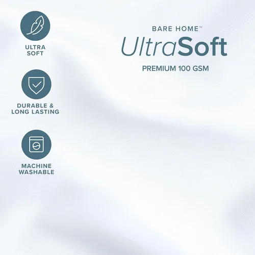 Vista 2 de Bare Home - Juego de edredón - Ultrasuave - Alternativa al plumón de ganso - Serie Premium 1800 - Calidez para todas las estaciones