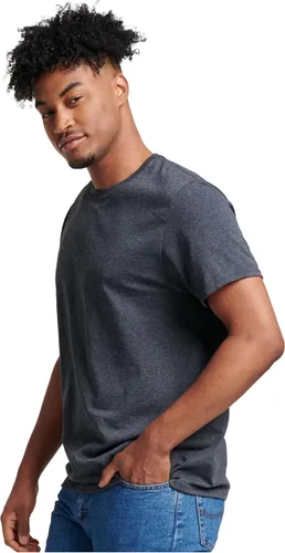 Vista 3 de Russell Athletic Camisetas Dri-Power de manga corta para hombre, absorben la humedad, protección contra olores, UPF 30+, tallas S-4x