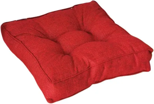 Vista 26 de Cojín cuadrado sólido de 16 pulgadas para silla, estilo tatami, cojín antideslizante y grueso, tapete suave para silla de oficina, cocina, comedor