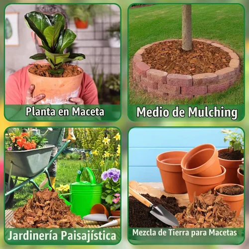 Vista 6 de Halatool 2 chips de cáscara de coco para plantas, 2.2 libras, 100% chips de coco orgánico con baja EC y pH equilibrado, sustrato de coco comprimido