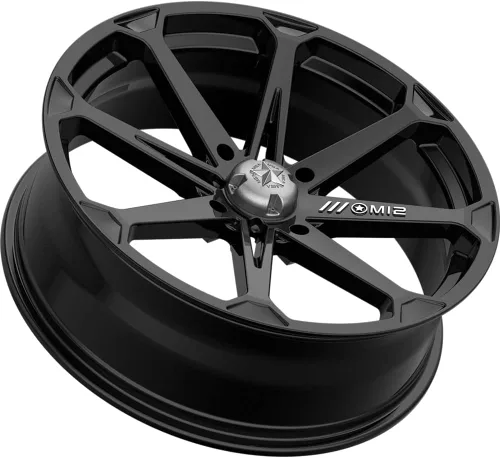 Vista 3 de 4/110 Motosport Alloys M12 - Rueda diésel 14x7 4.0 + 3.0 negro para Suzuki King Quad 750AXi 2008-2009