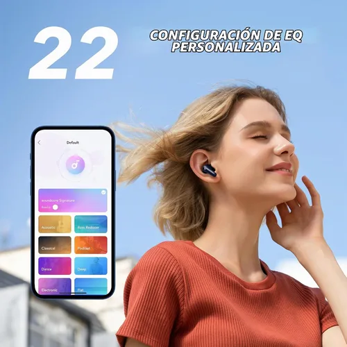 Vista 3 de Soundcore de Anker Life P2 Mini Auriculares True Wireless, Bluetooth 5.2, Controladores de 10mm para Bajos Profundos, EQ Personalizado, 32H