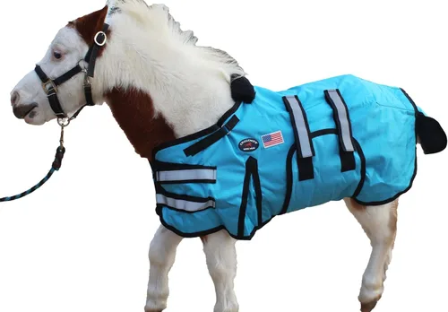 Vista 15 de CHALLENGER 1680D Miniature Weanling Donkey Pony Horse Foal Winter Blanket
