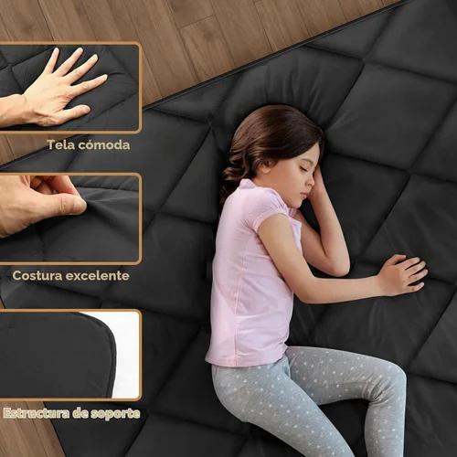 Vista 5 de CypherX - Colchón de futón de 3.9 pulgadas, cama plegable de tatami japonés