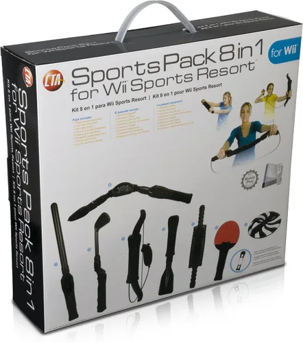 Vista 10 de CTANintendo Wii R 8en 1Sports Pack para Wii Deporte Resort Negro CtaNintendo Wii R 8en 1Sports Pack para Wii Deporte Resort Negro compatible con Wii