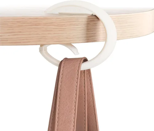 Vista 3 de Bobino Gancho para bolsa, Crema, Correa de equipaje