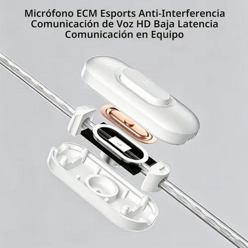 Vista 8 de KZ Starbit IEM - Auriculares para juegos FPS con micrófono, 1DD+1BA Negro