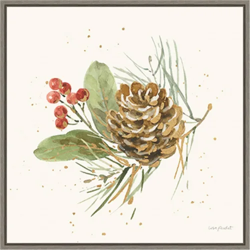 Vista 11 de Amanti Art Lienzo enmarcado para pared, 22 x 22 pulgadas, flores de invierno VI por Lisa Audit, lienzo enmarcado para pared, obras de arte