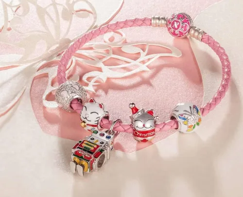 Vista 3 de Bolenvi Auténtico abalorio de plata esterlina 925 para pandora y pulseras o collares similares