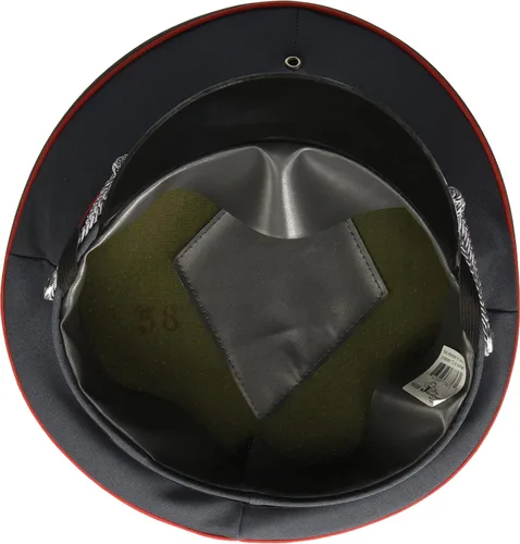 Vista 3 de Jacobson Hat Company Sombrero de capitán militar de lujo para hombre adulto