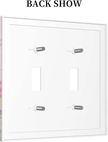 Vista 790 de Placa de Interruptor de Luz Azul de 1 Gang, Placa de Pared Decorativa de Palanca Individual, Cubierta de Placa de Pared de Palanca, Placa Frontal