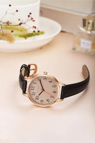 Vista 4 de BRIGADA - Reloj de mujer elegante reloj para mujer correa de cuero reloj de chicas para mujer impermeable