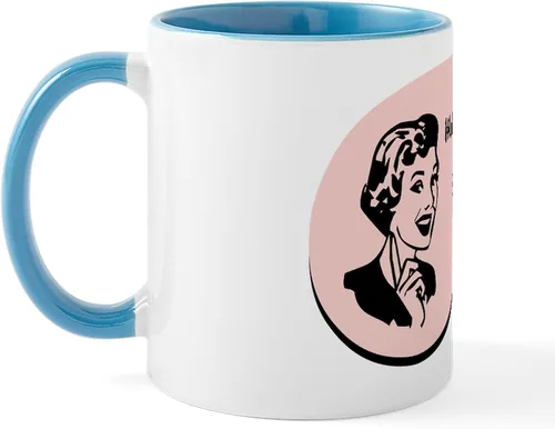 Vista 47 de CafePress Coffee Then Payroll Mugs - Taza de café de cerámica (11 oz)